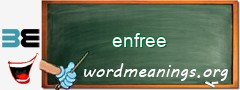WordMeaning blackboard for enfree
